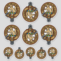 Clan MacGowan Crest Sticker Set