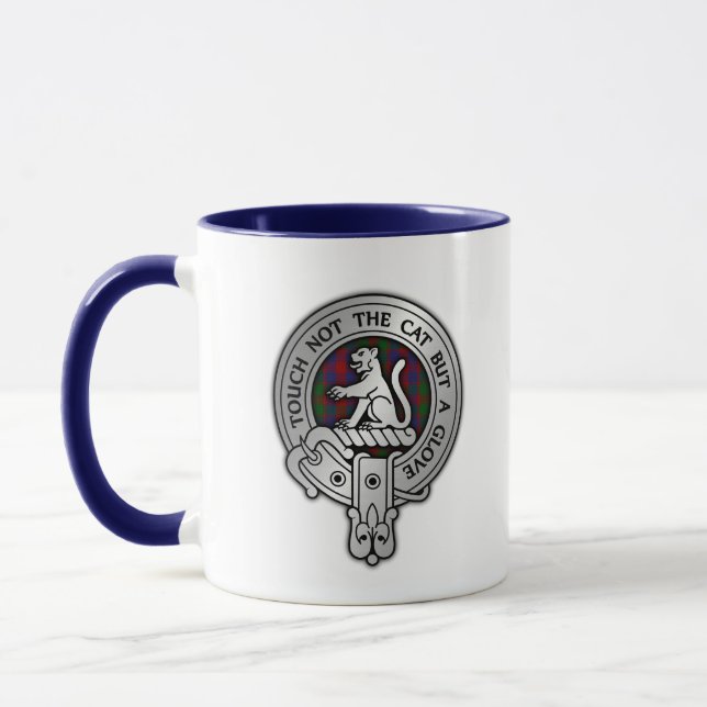 Clan MacGowan Crest & Tartan Mug (Left)