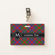Clan MacGowan Tartan Badge