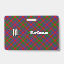 Clan MacGowan Tartan Badge