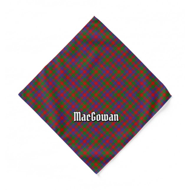 Clan MacGowan Tartan Bandana (Front)