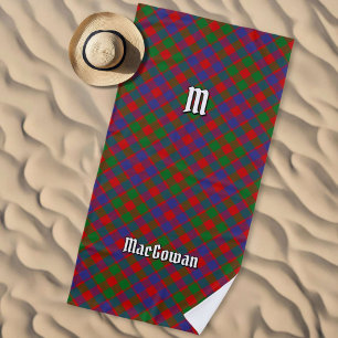 Clan MacGowan Tartan Beach Towel