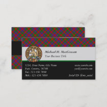 Clan MacGowan Tartan Business Card