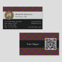 Clan MacGowan Tartan Business Card