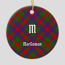 Clan MacGowan Tartan Ceramic Ornament