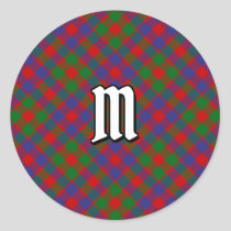 Clan MacGowan Tartan Classic Round Sticker