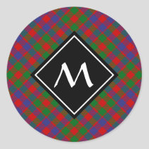 Clan MacGowan Tartan Classic Round Sticker