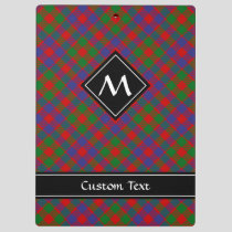 Clan MacGowan Tartan Clipboard