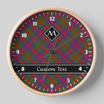 Clan MacGowan Tartan Clock