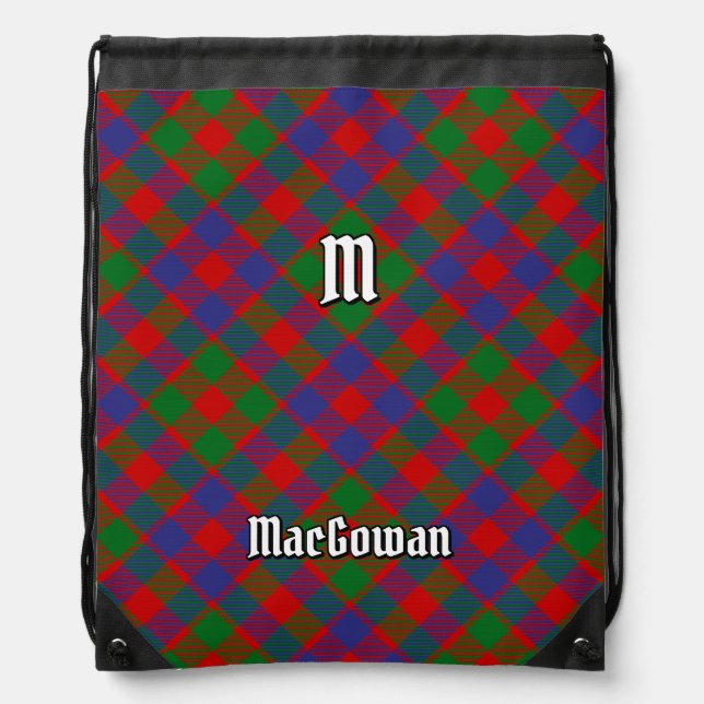 Clan MacGowan Tartan Drawstring Bag (Front)