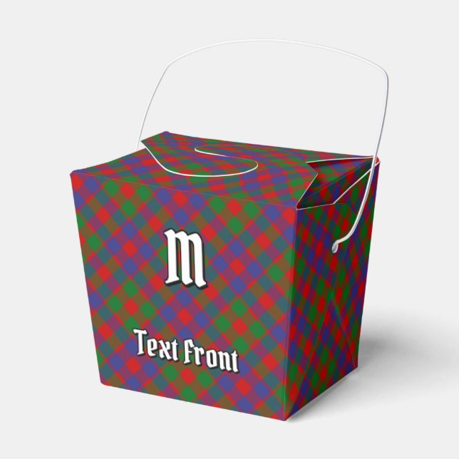 Clan MacGowan Tartan Favor Boxes (Front Side)