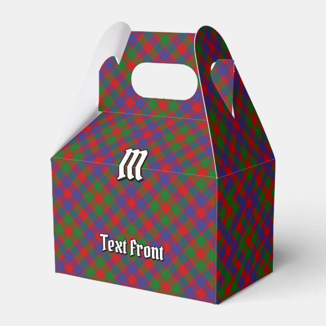 Clan MacGowan Tartan Favor Boxes (Front Side)