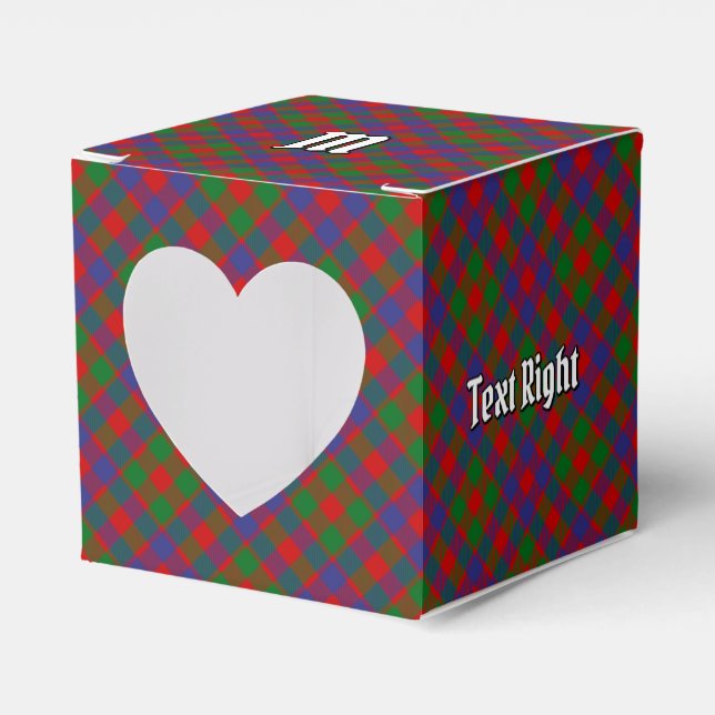 Clan MacGowan Tartan Favor Boxes (Front Side)
