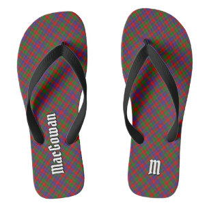 Clan MacGowan Tartan Flip Flops