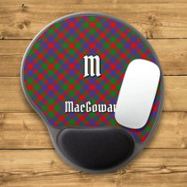 Clan MacGowan Tartan Gel Mouse Pad