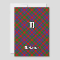 Clan MacGowan Tartan Invitation