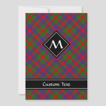 Clan MacGowan Tartan Invitation