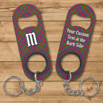Clan MacGowan Tartan Keychain Bottle Opener
