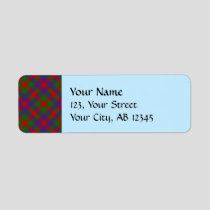 Clan MacGowan Tartan Label