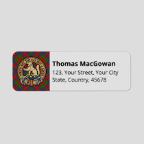 Clan MacGowan Tartan Label