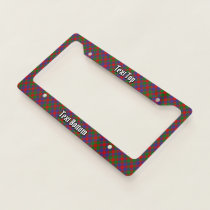 Clan MacGowan Tartan License Plate Frame