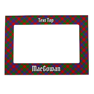Clan MacGowan Tartan Magnetic Frame