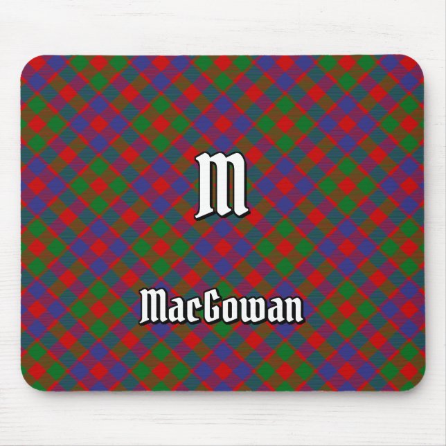 Clan MacGowan Tartan Mouse Pad (Front)