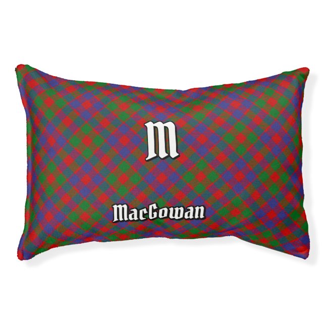 Clan MacGowan Tartan Pet Bed (Front)