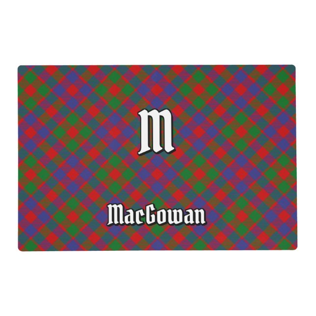 Clan MacGowan Tartan Placemat (Front)