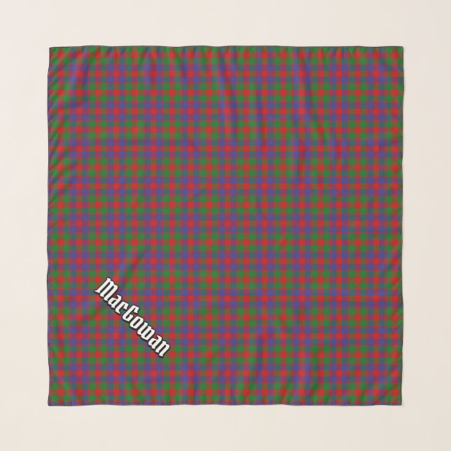 Clan MacGowan Tartan Scarf (Front (Horizontal))