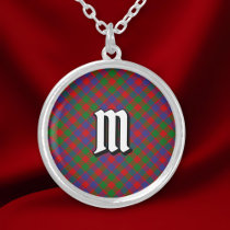 Clan MacGowan Tartan Silver Plated Necklace