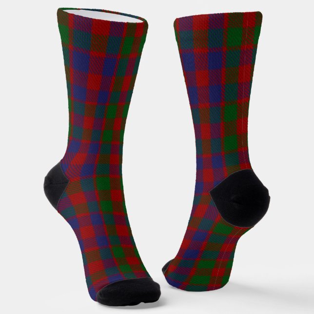 Clan MacGowan Tartan Socks (Angled)