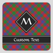 Clan MacGowan Tartan Square Sticker