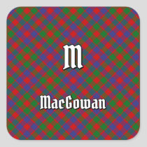 Clan MacGowan Tartan Square Sticker