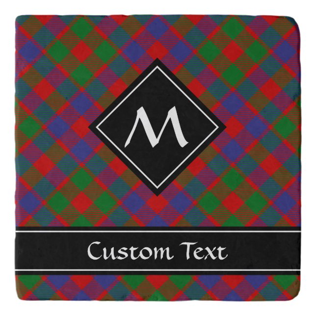 Clan MacGowan Tartan Trivet (Front)