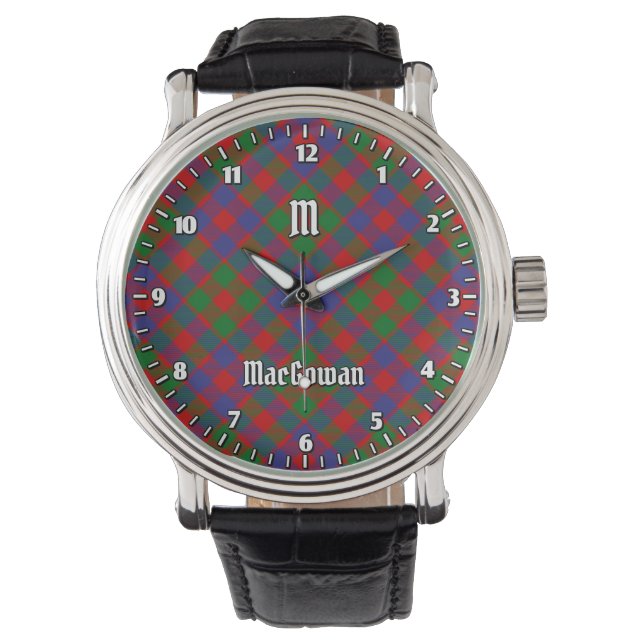 Clan MacGowan Tartan Watch (Front)