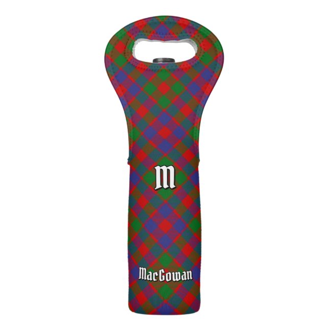 Clan MacGowan Tartan Wine Bag (Front)