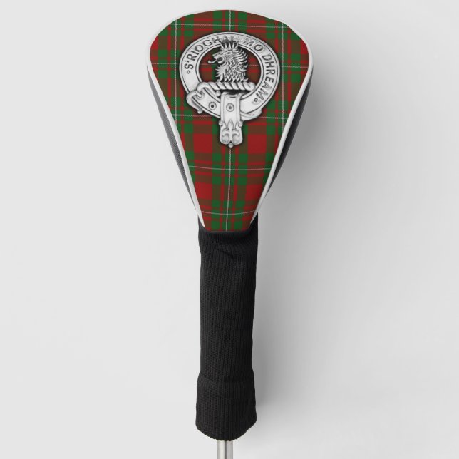 Clan MacGregor Crest &Tartan Golf Head Cover (Front)