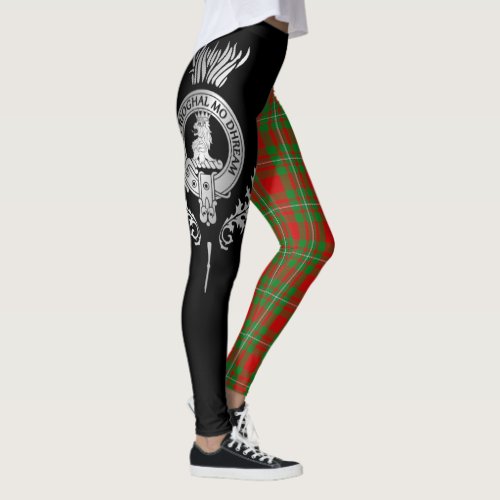 Clan MacGregor Crest  Tartan Leggings