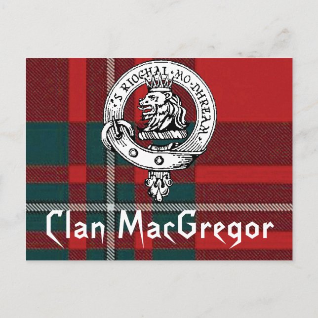 Clan MacGregor Postcards (Front)