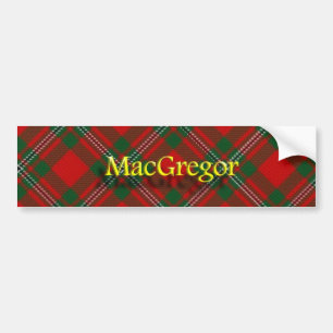 Clan MacGregor Scottish Bumper Sticker