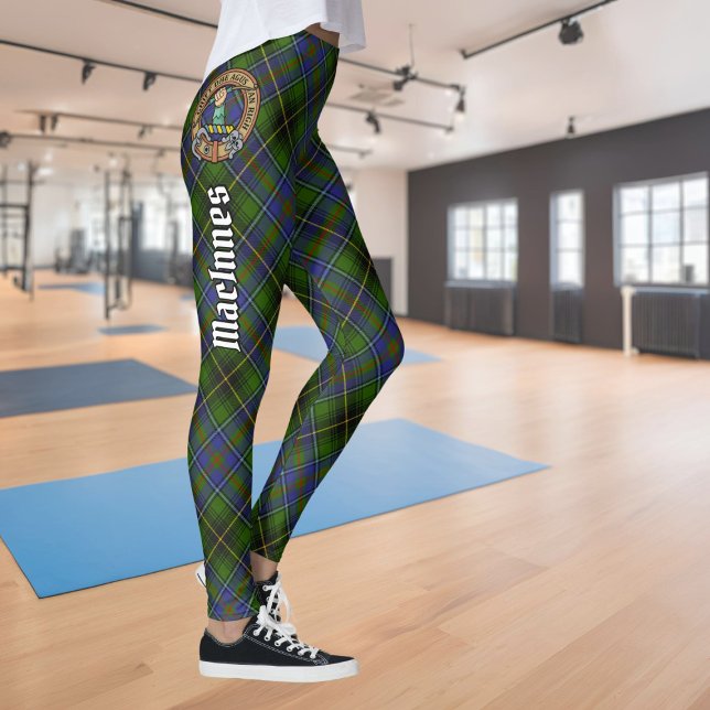 Clan MacInnes Crest over Tartan Leggings (Creator Uploaded)