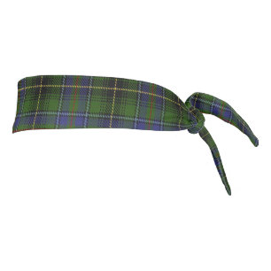 Clan MacInnes Scottish Accents Blue Green Tartan Tie Headband