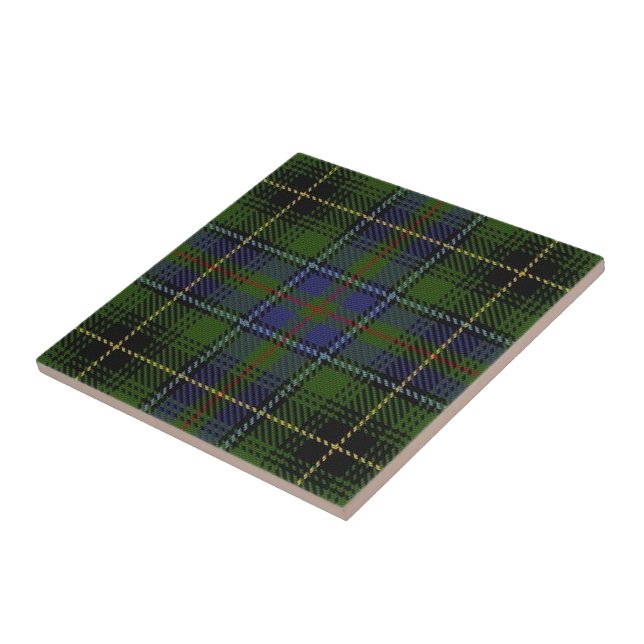 Clan MacInnes Scottish Expressions Tartan Tile (Side)