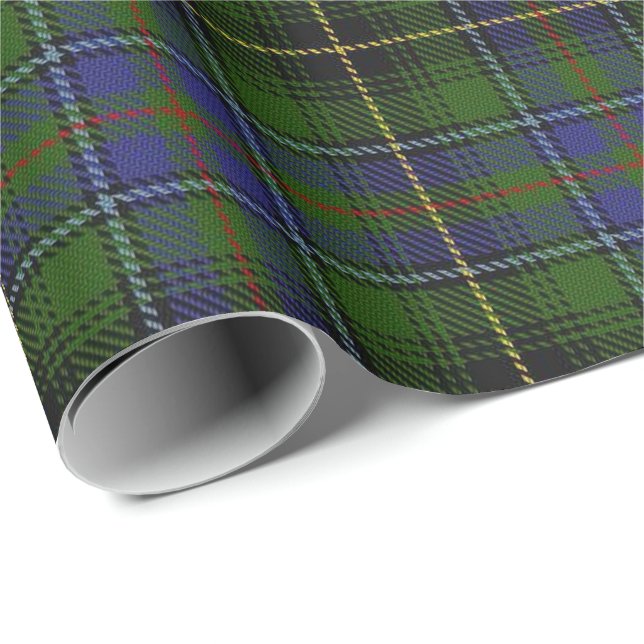 Clan MacInnes Scottish Tartan Wrapping Paper (Roll Corner)