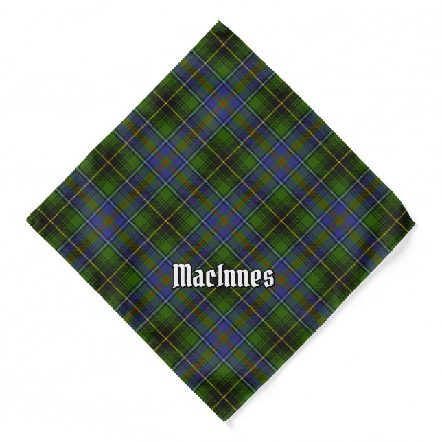 Clan MacInnes Tartan Bandana (Front)