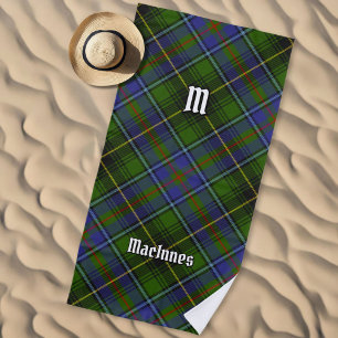 Clan MacInnes Tartan Beach Towel