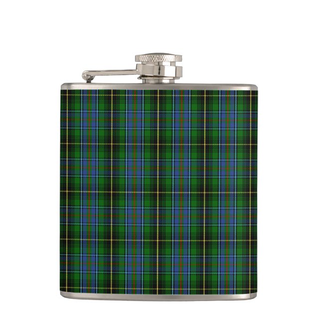 Clan MacInnes Tartan Flask (Front)
