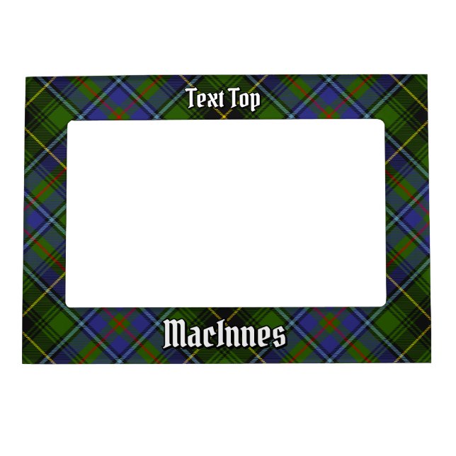 Clan MacInnes Tartan Magnetic Frame (Front)