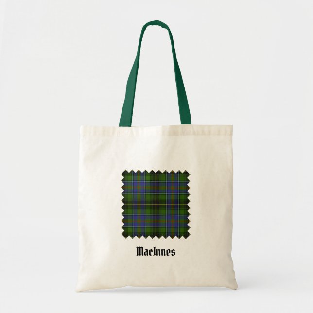 Clan MacInnes Tartan Tote Bag (Front)